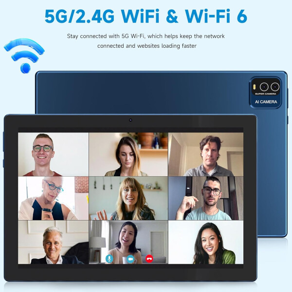 Tablet Cp20 12gb 128gb Teclado Mouse Estuche 10" TABLET CP20 12/128 TEC+MOU AZUL