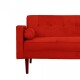 SOFA CAMA GISBON BALI 3P CON ALMOHADONES ROJO SOFA CAMA GISBON BALI 3P CON ALMOHADONES ROJO