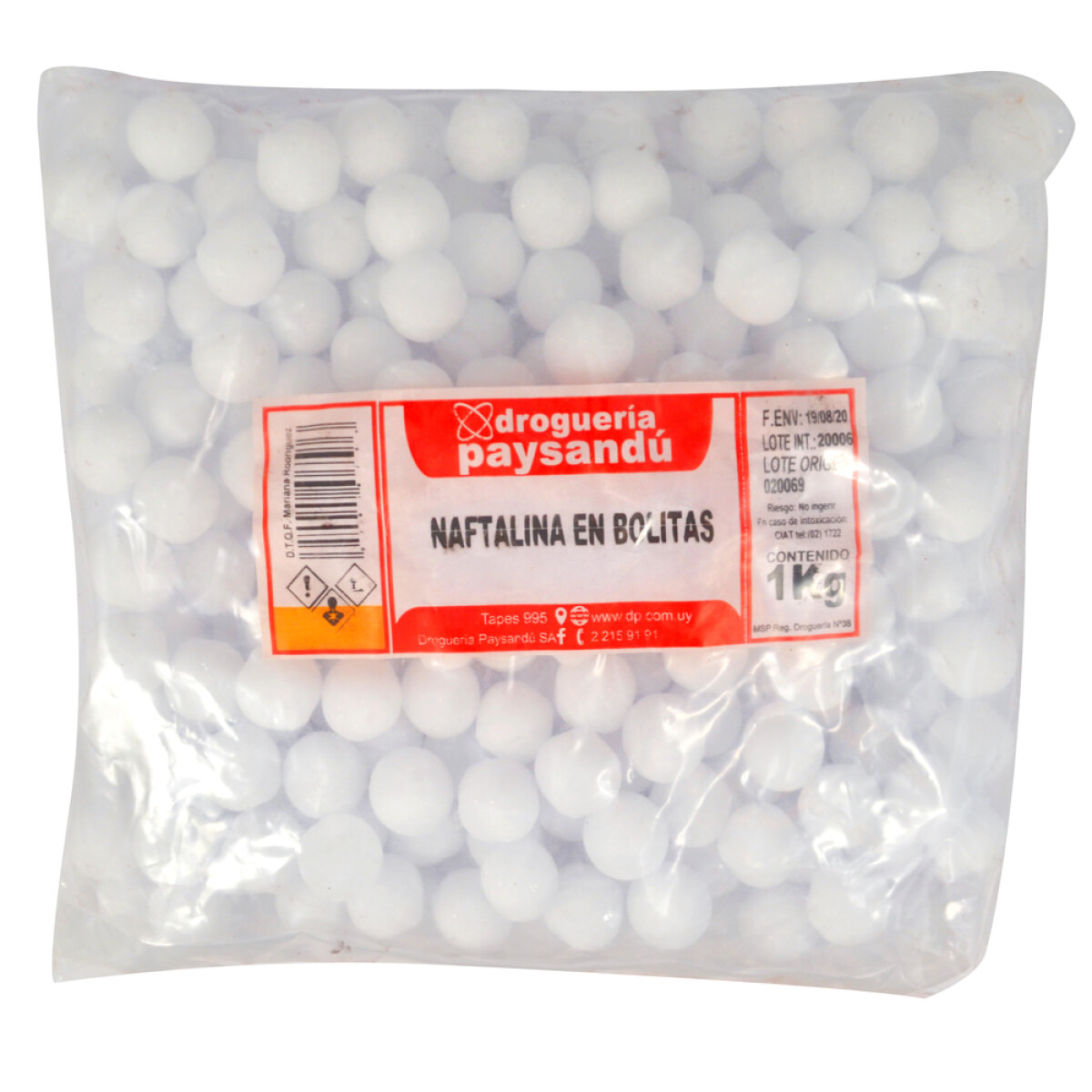 Naftalina en Bolitas - 1 Kg 