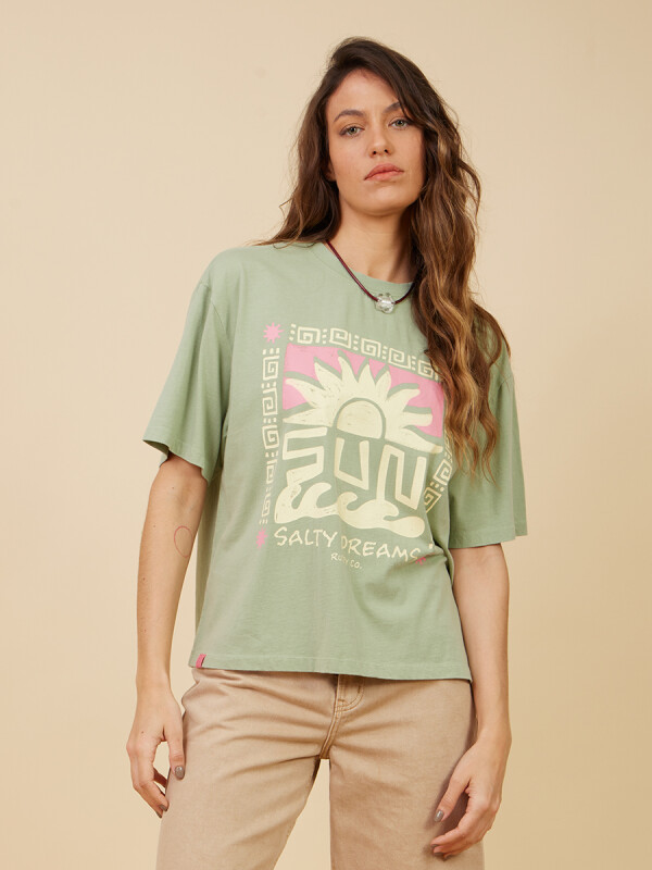 T-SHIRT BRULA RUSTY Verde