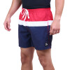 Topper Short De Baño Slim Rojo-azul