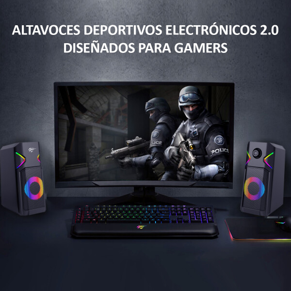 Parlante Gaming Havit Sk201 PARLANTE HAVIT GAMING STEREO 2.0 SK201