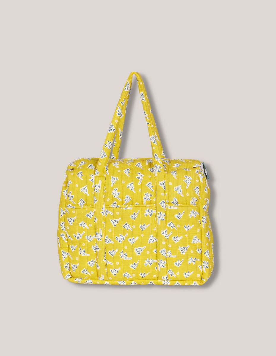 Bolsa Estampada De Carro - Amarillo Oscuro 