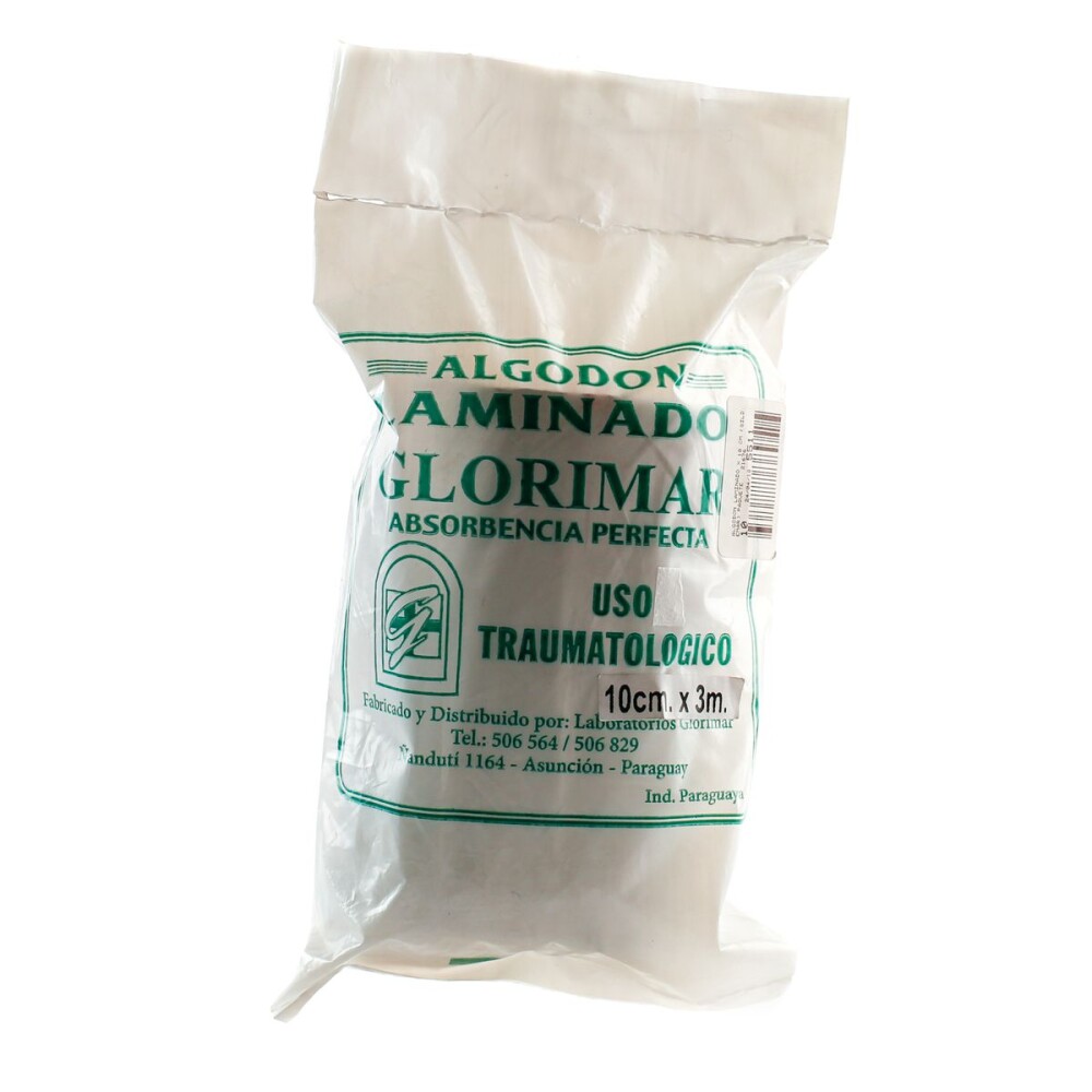 ALGODON LAMINADO X 10 CM.(SILDEMAR) PAQU única