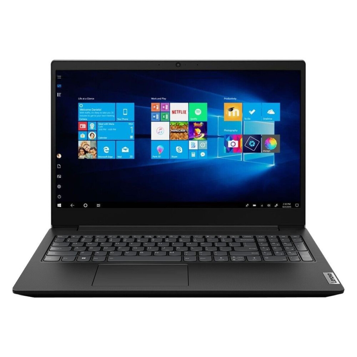 Notebook Lenovo V15-IGL. Intel Celeron N4020. RAM 8GB. Disco Sólido 240GB. Pantalla 15,6". Win11 
