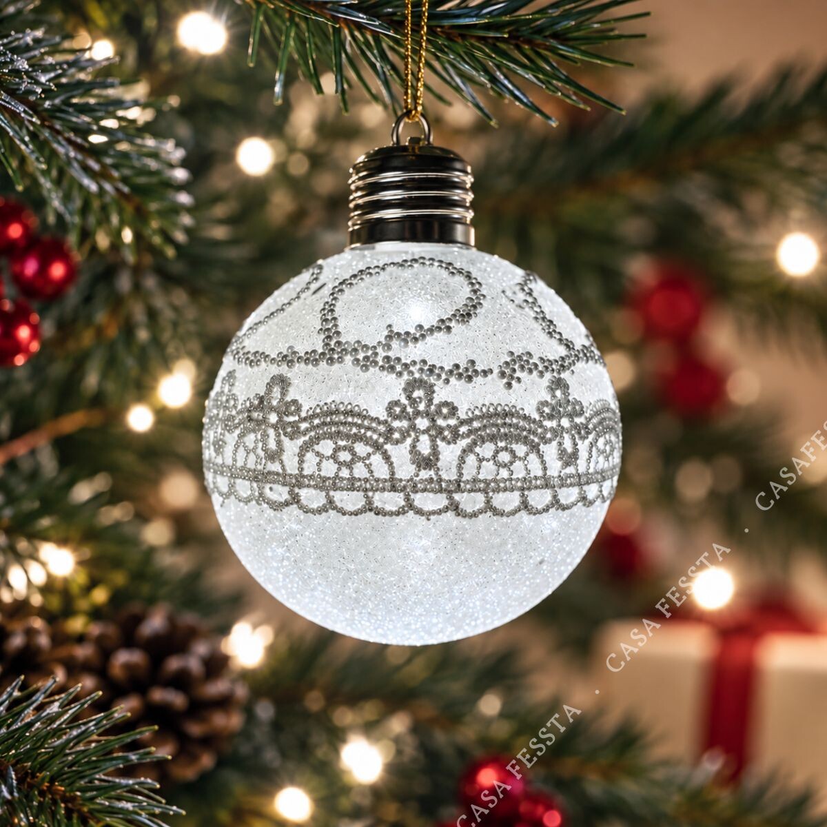 Esfera de Navidad con Luz 