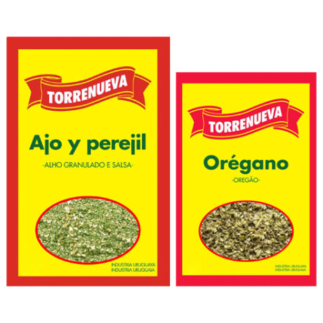 AJO Y PEREJIL 250G + OREGANO 100G TORRENUEVA N/A