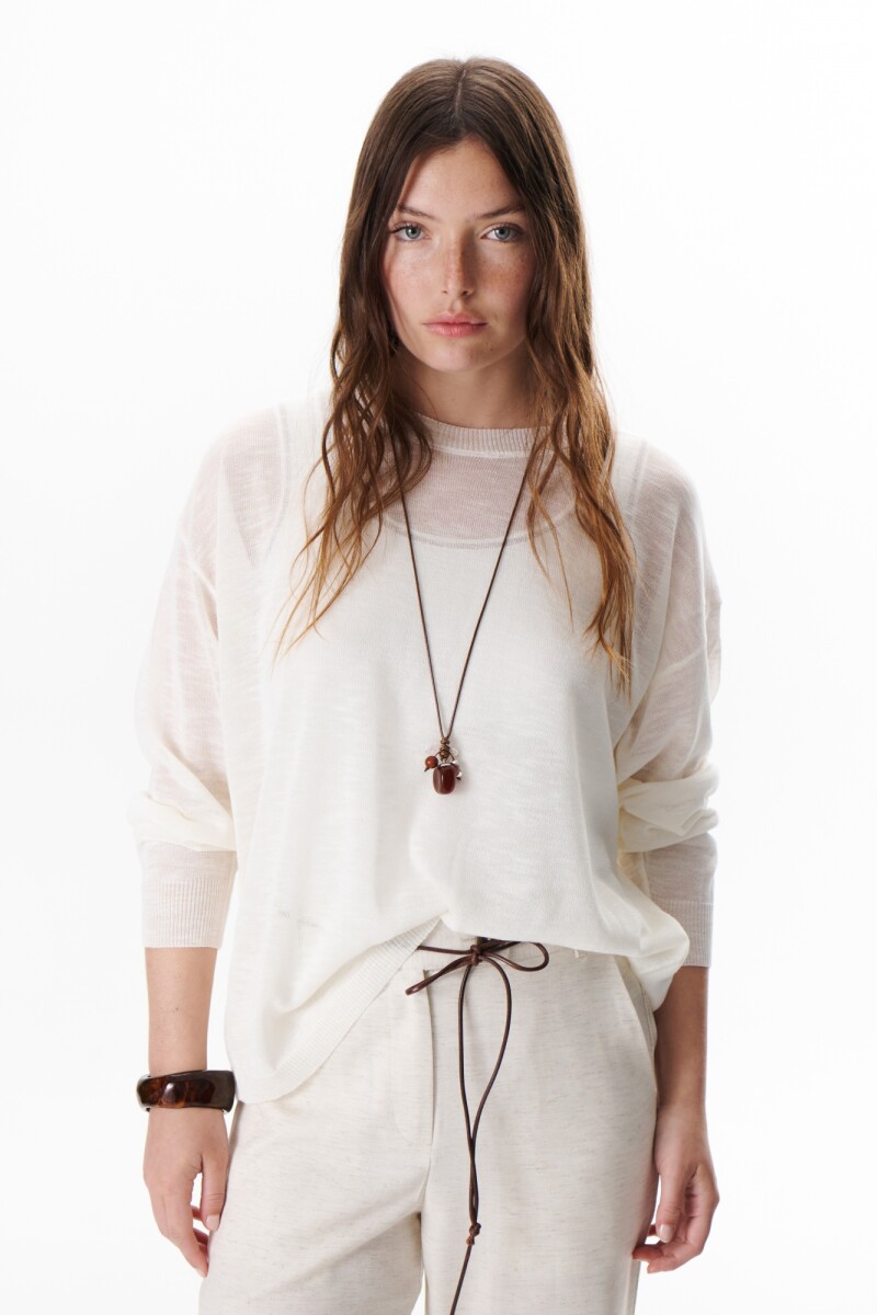 SWEATER ATAR NATURAL