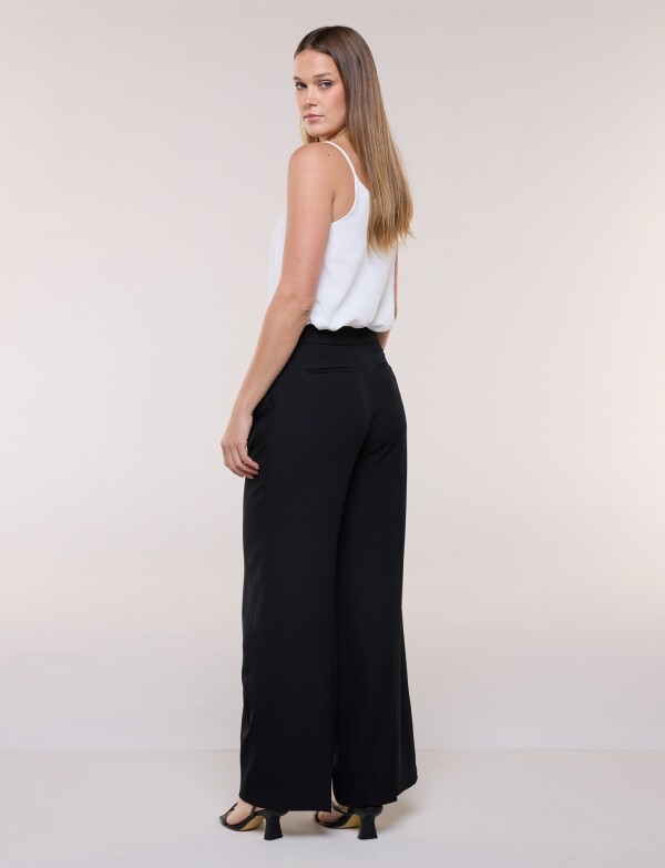 Pantalon Wide Leg NEGRO