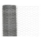 Tejido Electrosoldada Galvanizada Hexagonal 1.24mm 1.00X25M Gris
