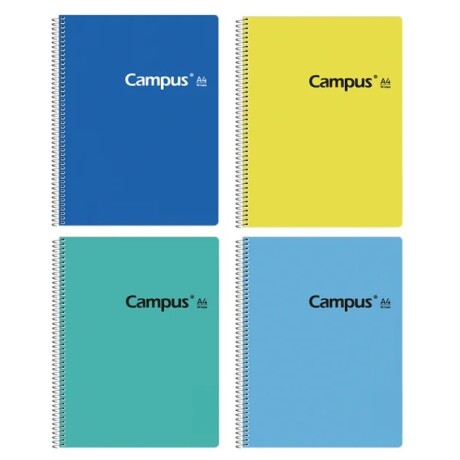 Cuadernola Campus 96 Hojas Tapa Dura Colores Pastel x 10 Cuadernola Campus 96 Hojas Tapa Dura Colores Pastel x 10