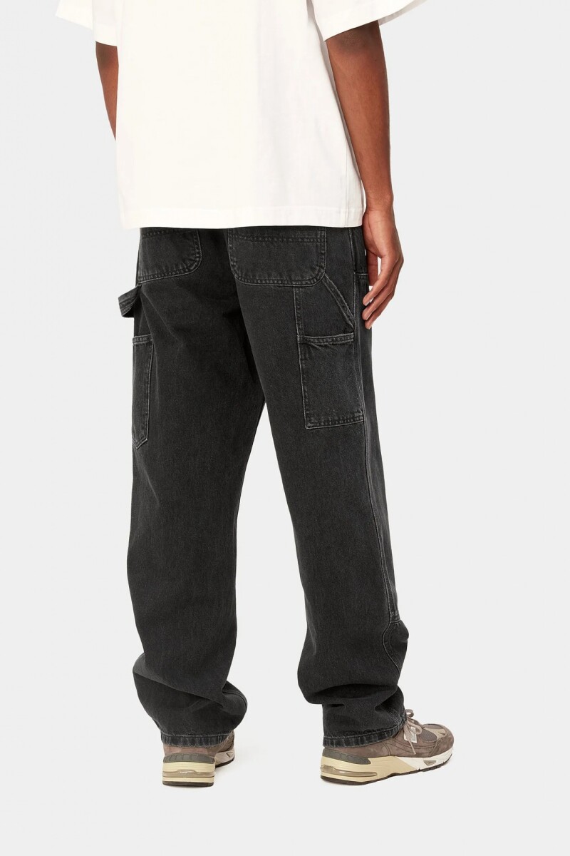DOUBLE KNEE PANT Negro