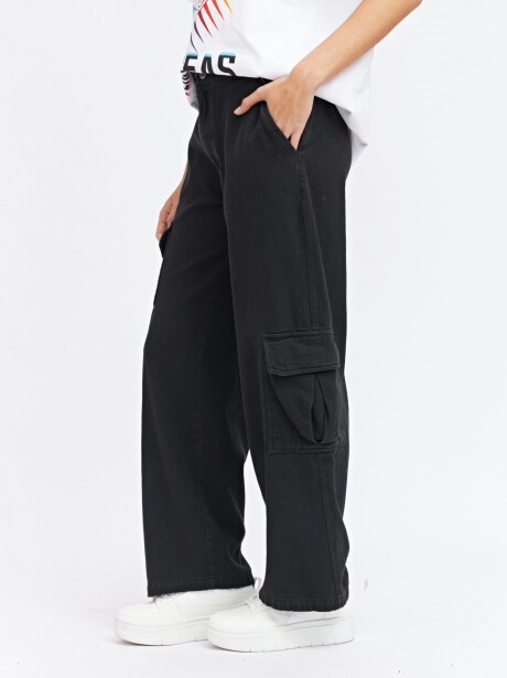 PANTALON SAGE NEGRO