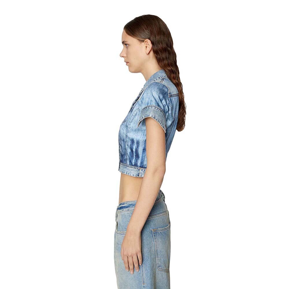 C-Shirin Shirt - Mujer Blue Denim
