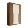 Ropero Buriti 4 Puertas - Linea Fit Marron/Arena
