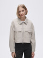 Chaqueta Bruswi Beige Claro