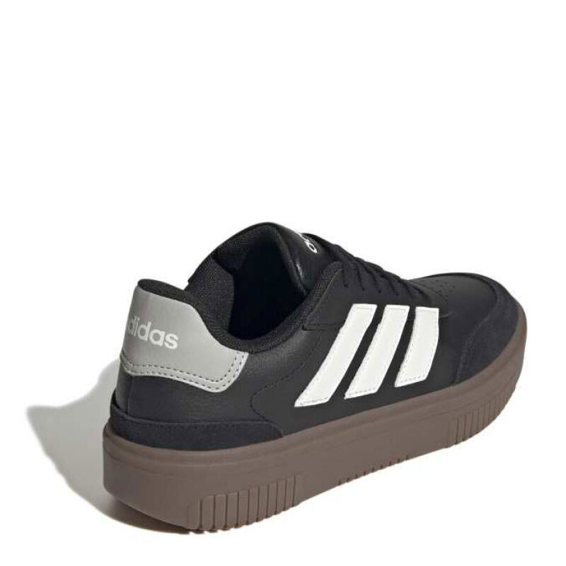 Championes de Mujer Adidas Court Block Bold Negro - Blanco - Gris