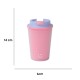 Vaso plástico 420ml rosa