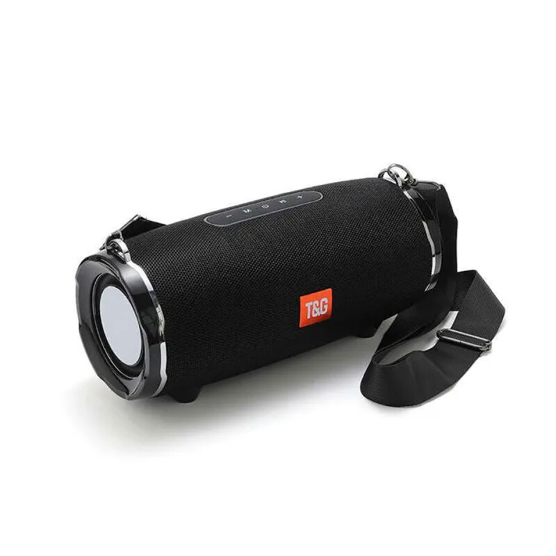 Parlante portátil TG187 50w simil Boombox con colgante de transporte Negro Parlante portátil TG187 50w simil Boombox con colgante de transporte Negro