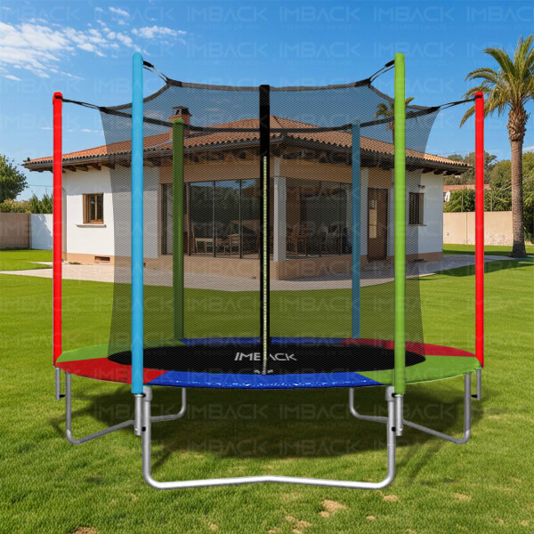Cama Elastica 1.83 M Trampolin Saltarin Niños Adultos Grande Con Red Proteccion Imback Multicolor Cama Elastica 1.83 M Trampolin Saltarin Niños Adultos Grande Con Red Proteccion Imback Multicolor