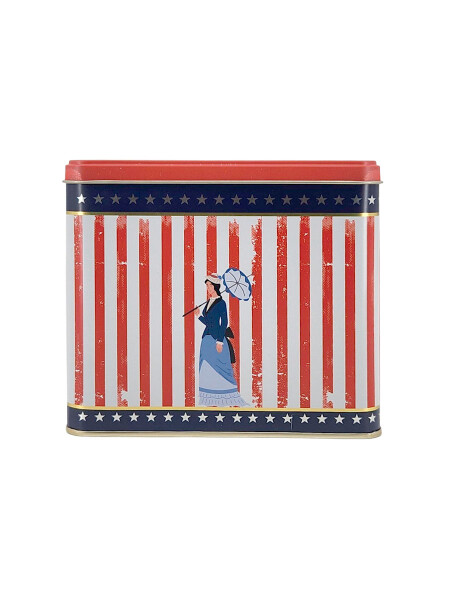 LATA CUADRADA LONDRES ROJO