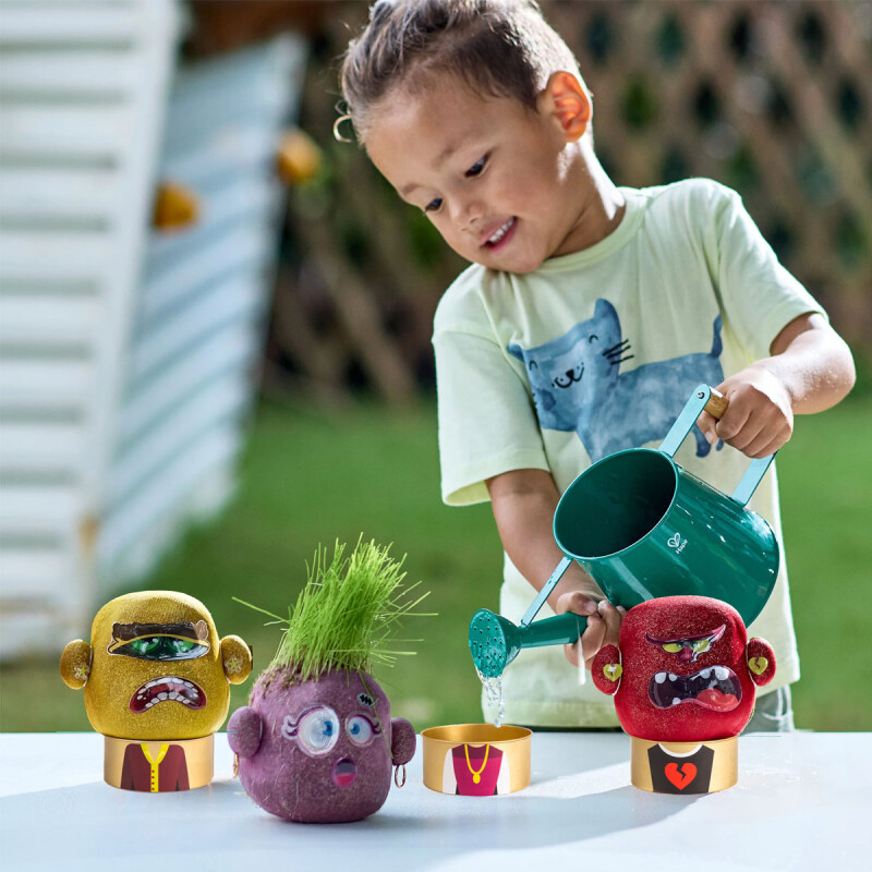 Cabeza de pasto Plant Pals Monsters Hape Scared Sam