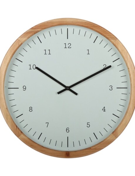 RELOJ DE PARED MDF D45X45X6CM CLÁSICO FONDO BLANCO RELOJ DE PARED MDF D45X45X6CM CLÁSICO FONDO BLANCO