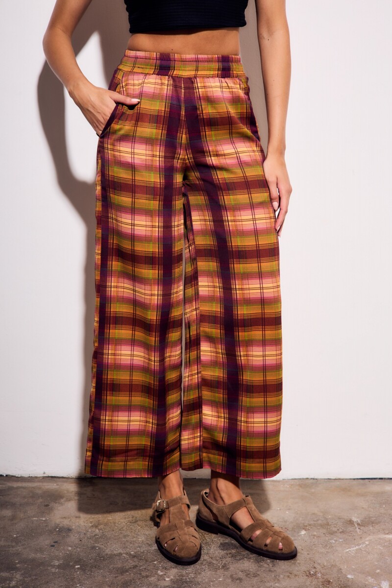 Pantalon Cuadros Multi