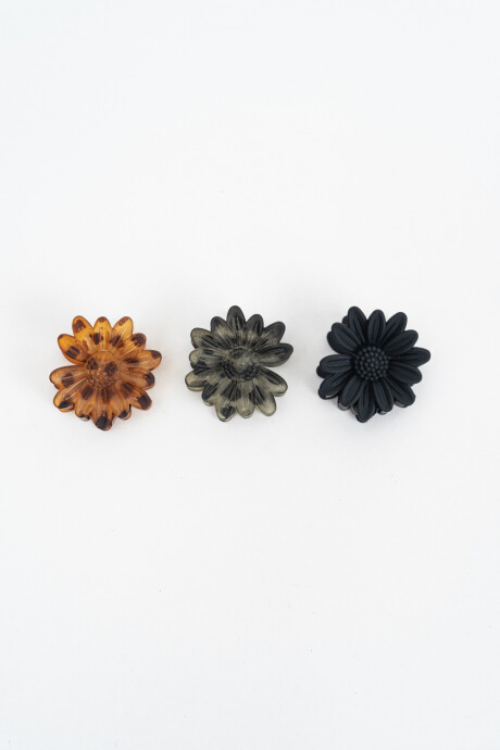 Broche Tilba, Set 3 Mix Color Unico