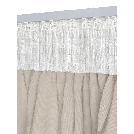 Cortina Austra 1X140X300 Terciopelo Beige