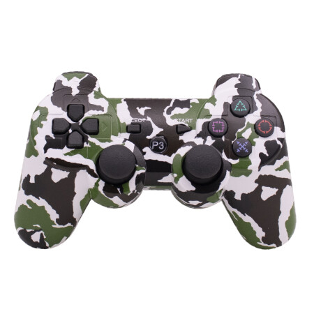 Joystick Inalambrico Ps3 Camuflado Verde Joystick Inalambrico Ps3 Camuflado Verde