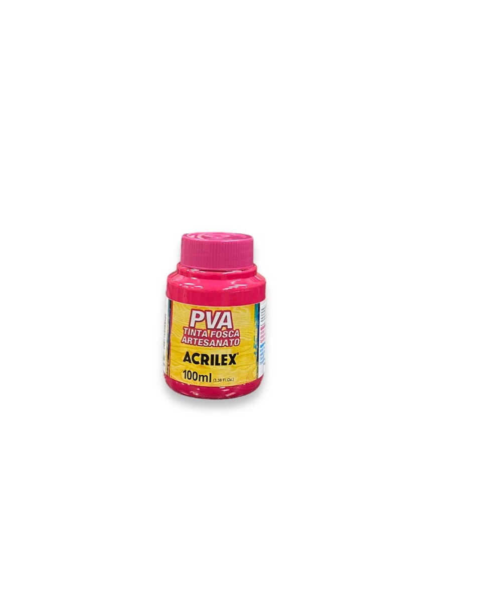 Pintura para Artesanía Acrílica Acrilex 100 ml (Tonos Rosados y Violetas) - 542 Rosa Oscuro 