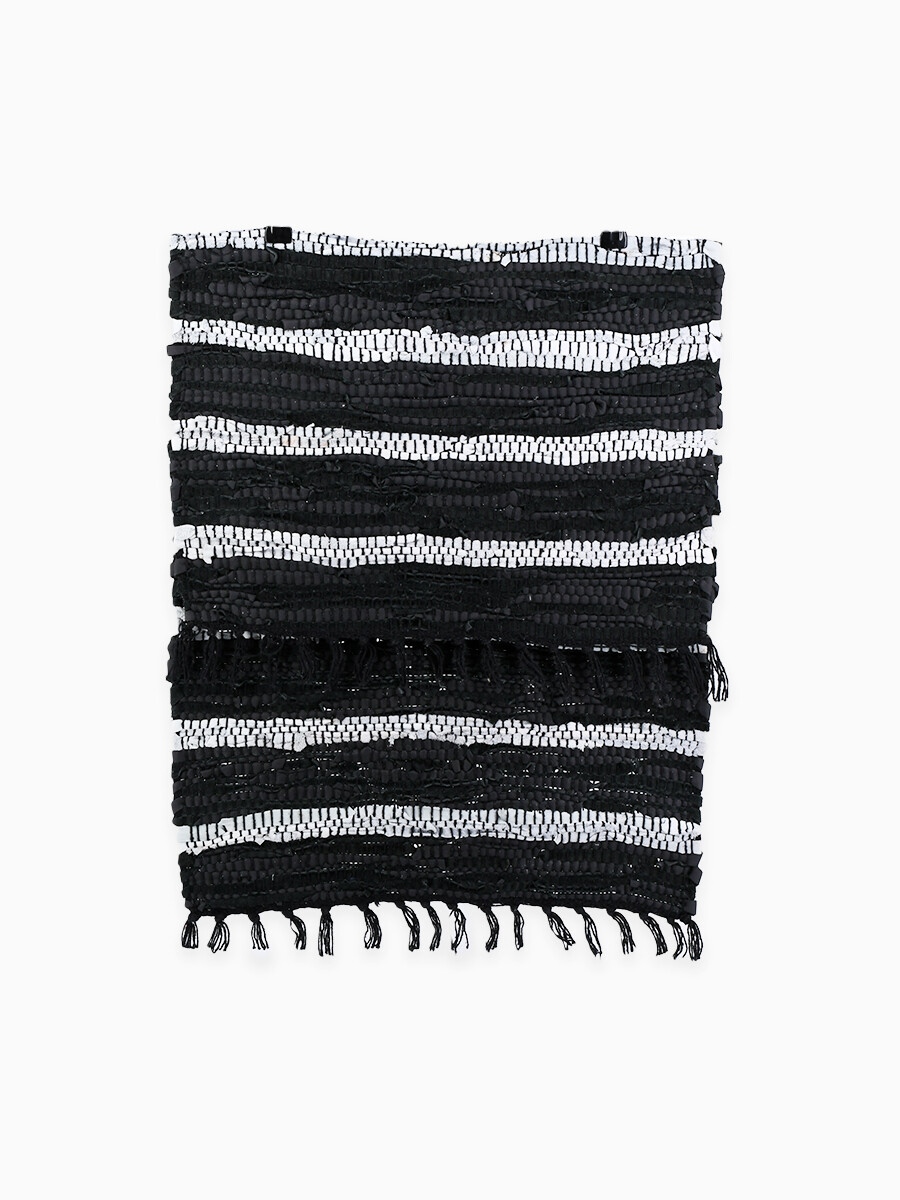 ALFOMBRA CUERO - NEGRO 