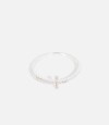 Anillo Con Cruz Plateado