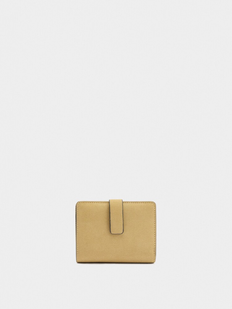 Cartera Efecto Piel beige
