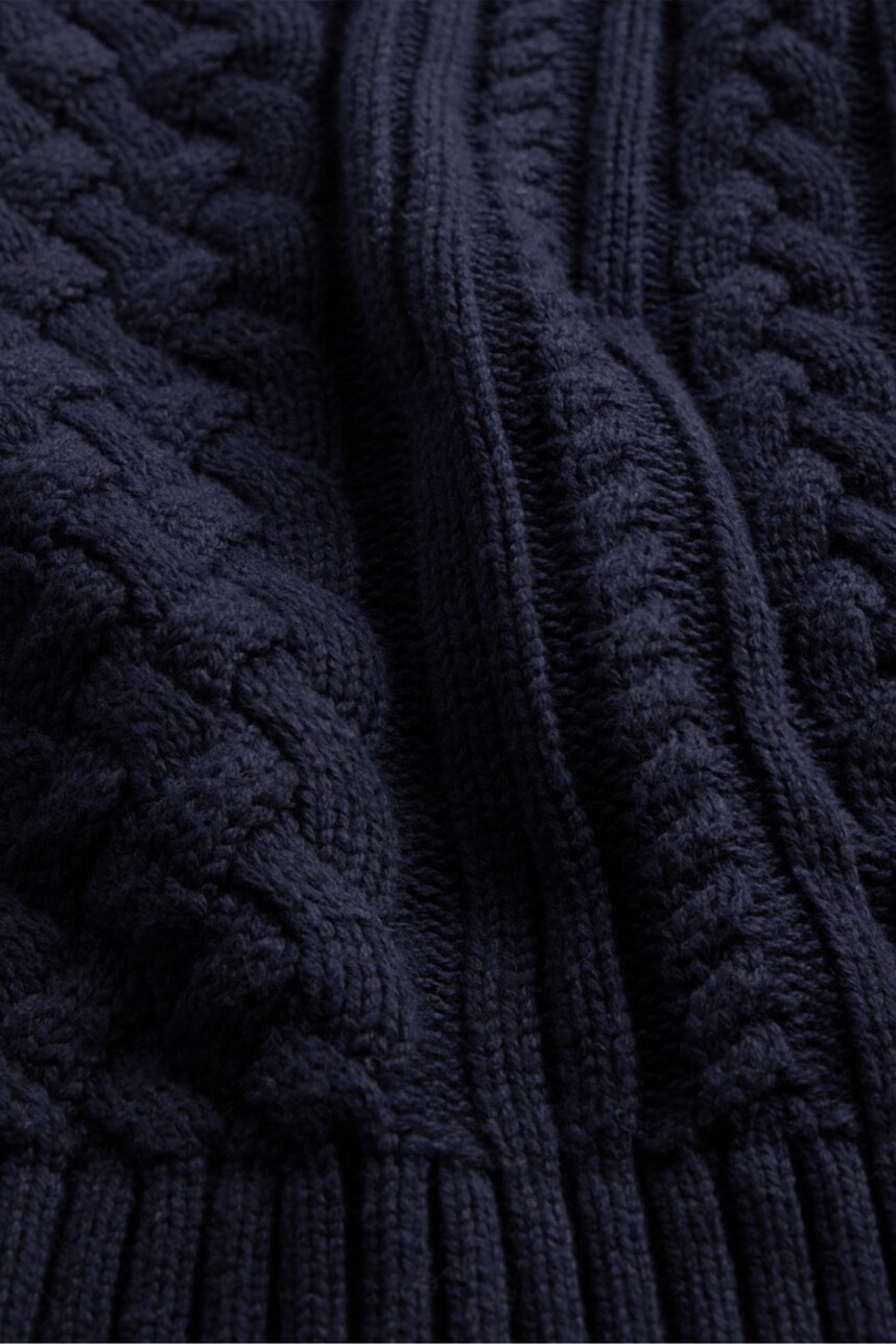 Buzo Cable Heavy Hombre New Navy