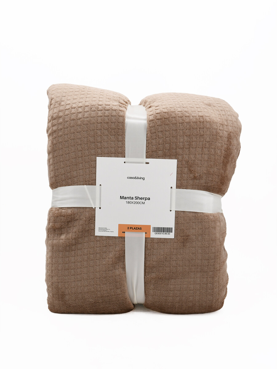 MANTA SHERPA LISA 2 PLAZAS - VISON 