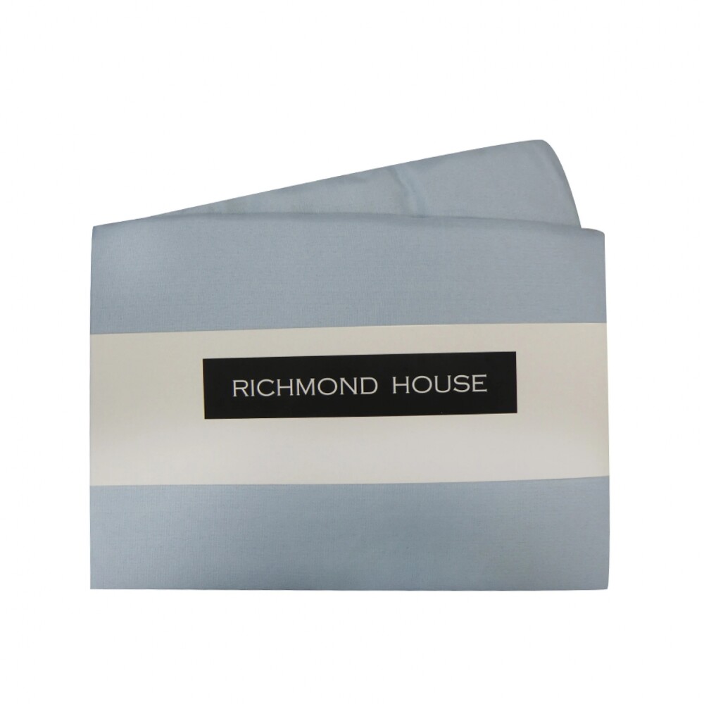 Juego Sábanas Queen - Richmond - 100% Microfibra Celeste