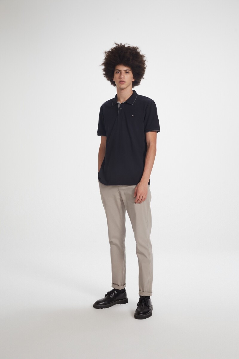 CAMISA POLO MM MASC - AZUL ESCURO 