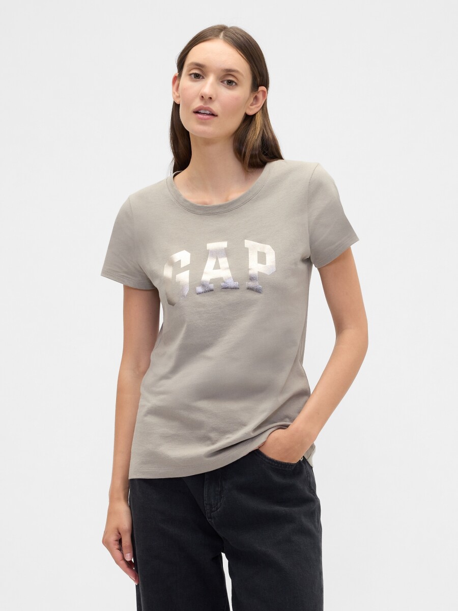 V-SS LOGO CLASSIC TEE - MEDIUM COOL BROWN 