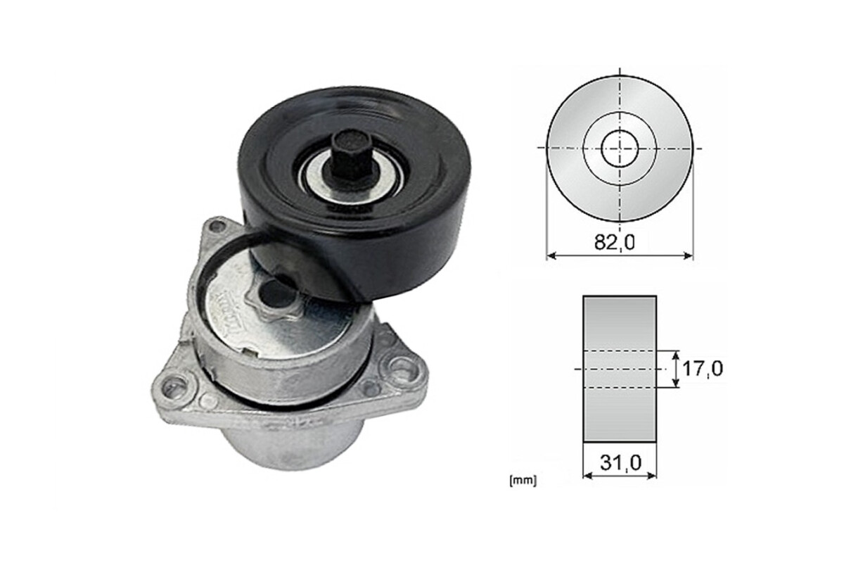 Tensor De La Correa Nissan X-Trail, Renault Koleos 01-25 Tensor De La Correa Nissan X-Trail, Renault Koleos 01-25