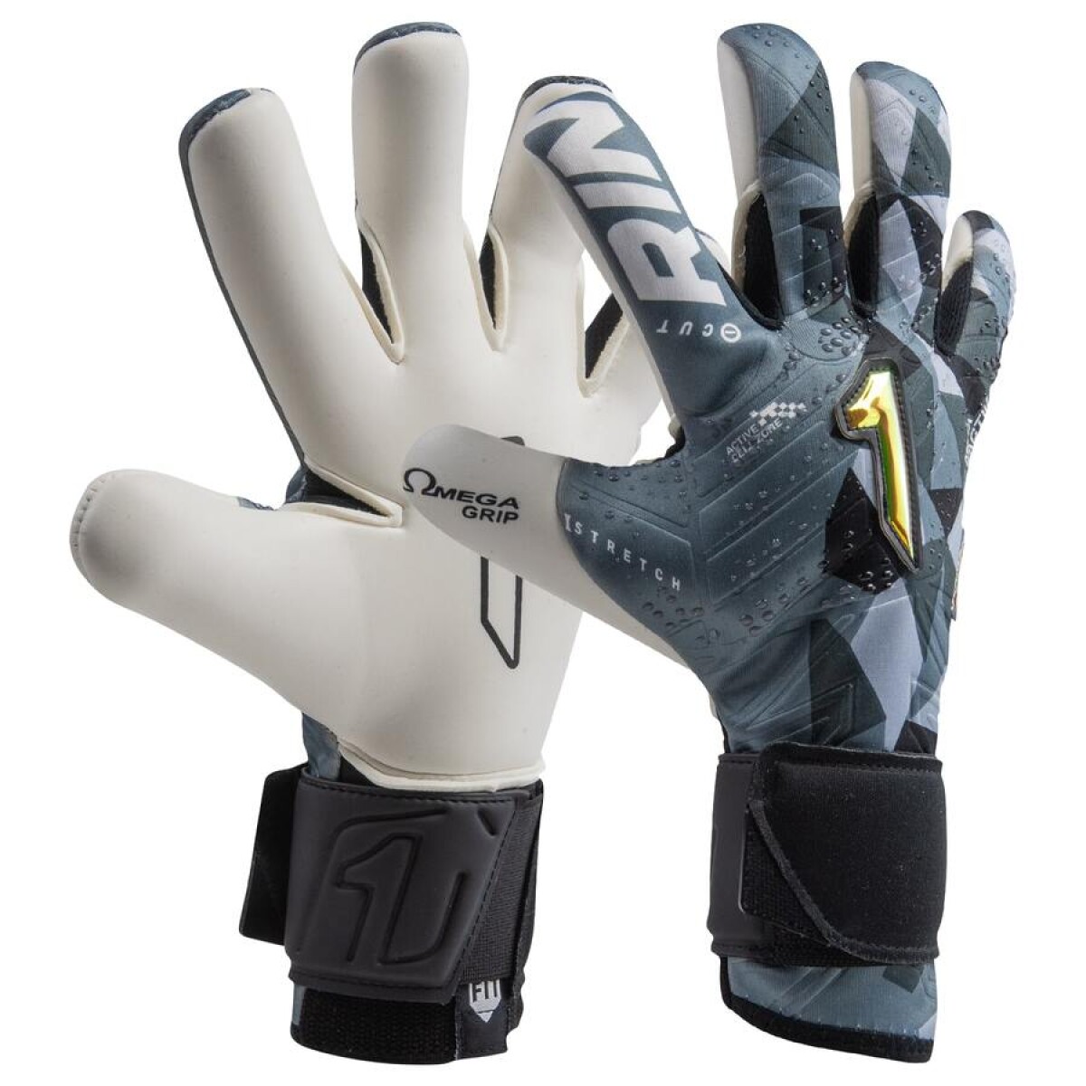 Guante Rinat Golero Meta Tactik GK Alpha Inf Oxford - Blanco - S/C 