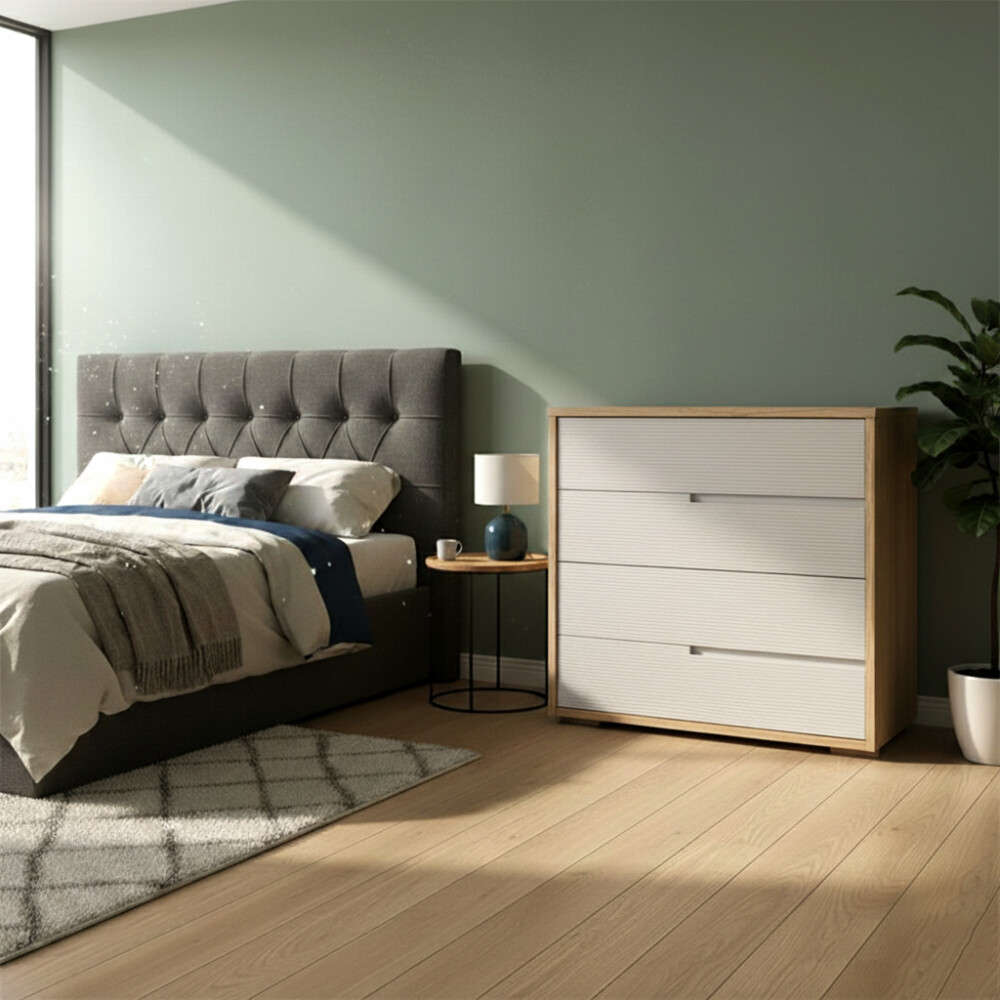 Cómoda 4 cajones - Moderna Beige