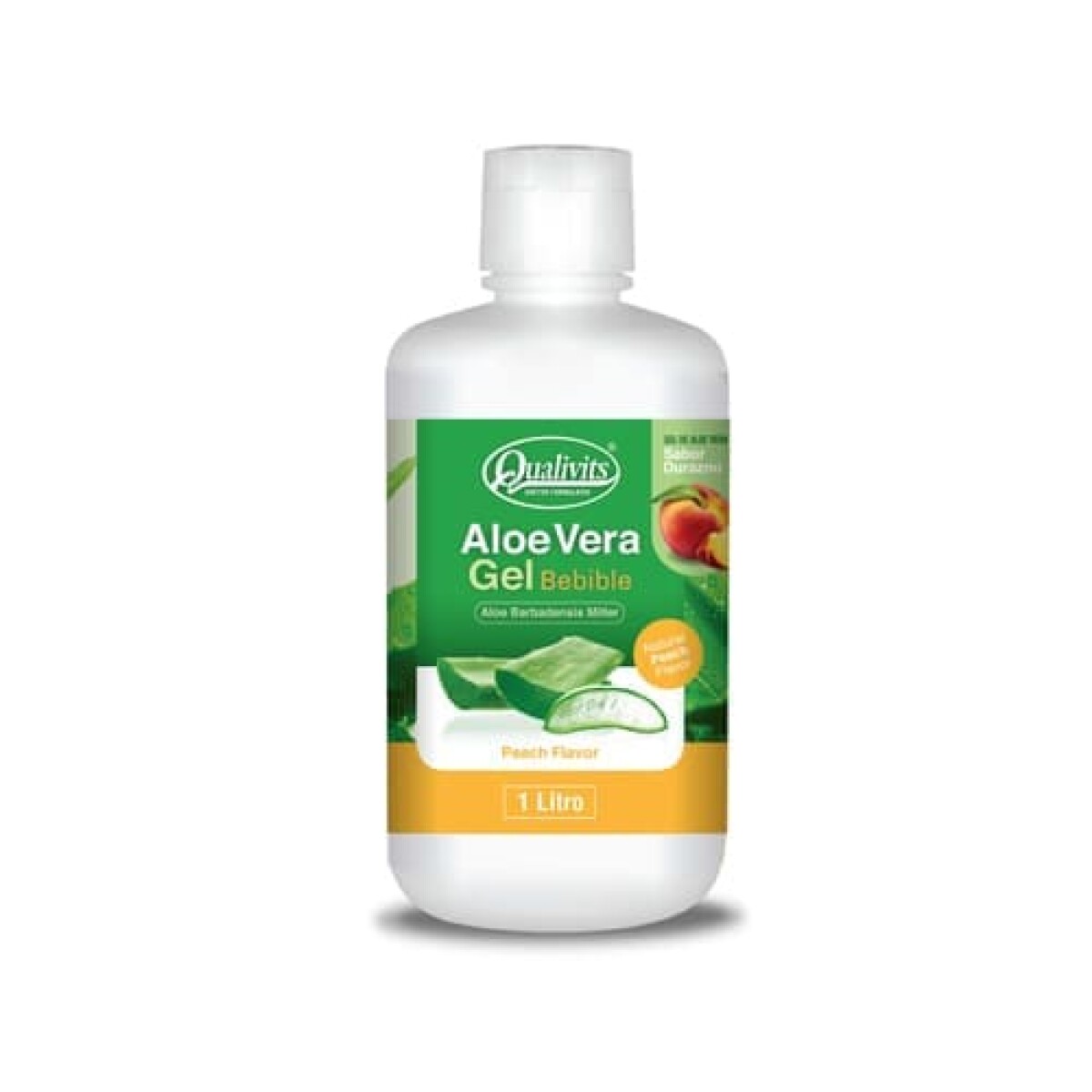 Qualivits gel bebible 1 Litro - Sabor Durazno 