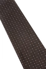 Corbata con pañuelo 8 cm NEGRO