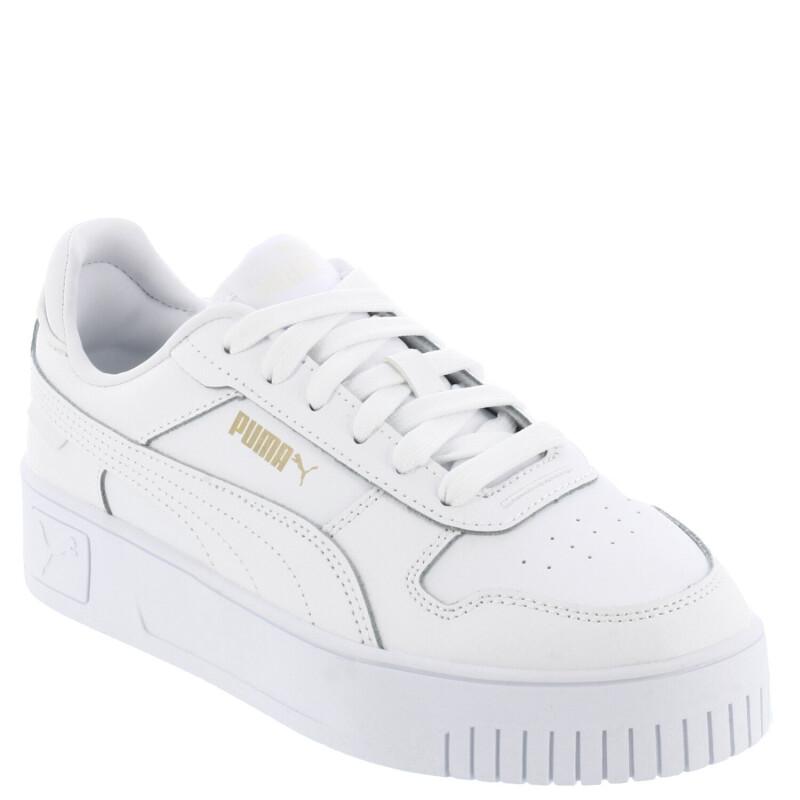 Championes de Mujer Puma Carina Street Blanco - Dorado