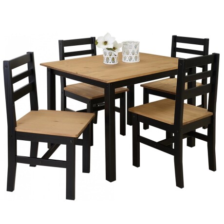 Juego de comedor 4 sillas Linea Denise Juego de comedor 4 sillas Linea Denise
