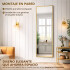 Espejo De Pie Rectangular Cuerpo Entero Fm06 50 X 150 Cm ESPEJO DE PIE FM06 50X150 DORADO