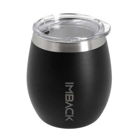 Mate De Acero Inoxidable Termico Anti Vuelco Con Tapa 240 Ml Vaso Termo Imback Color Negro Mate De Acero Inoxidable Termico Anti Vuelco Con Tapa 240 Ml Vaso Termo Imback Color Negro