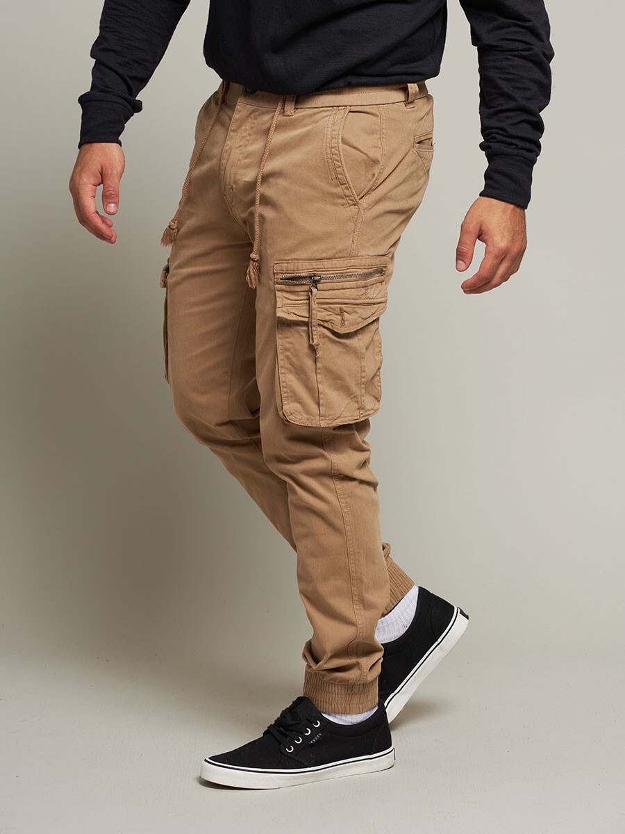 PANTALON CARGO WALDORF DIXIE Kaki